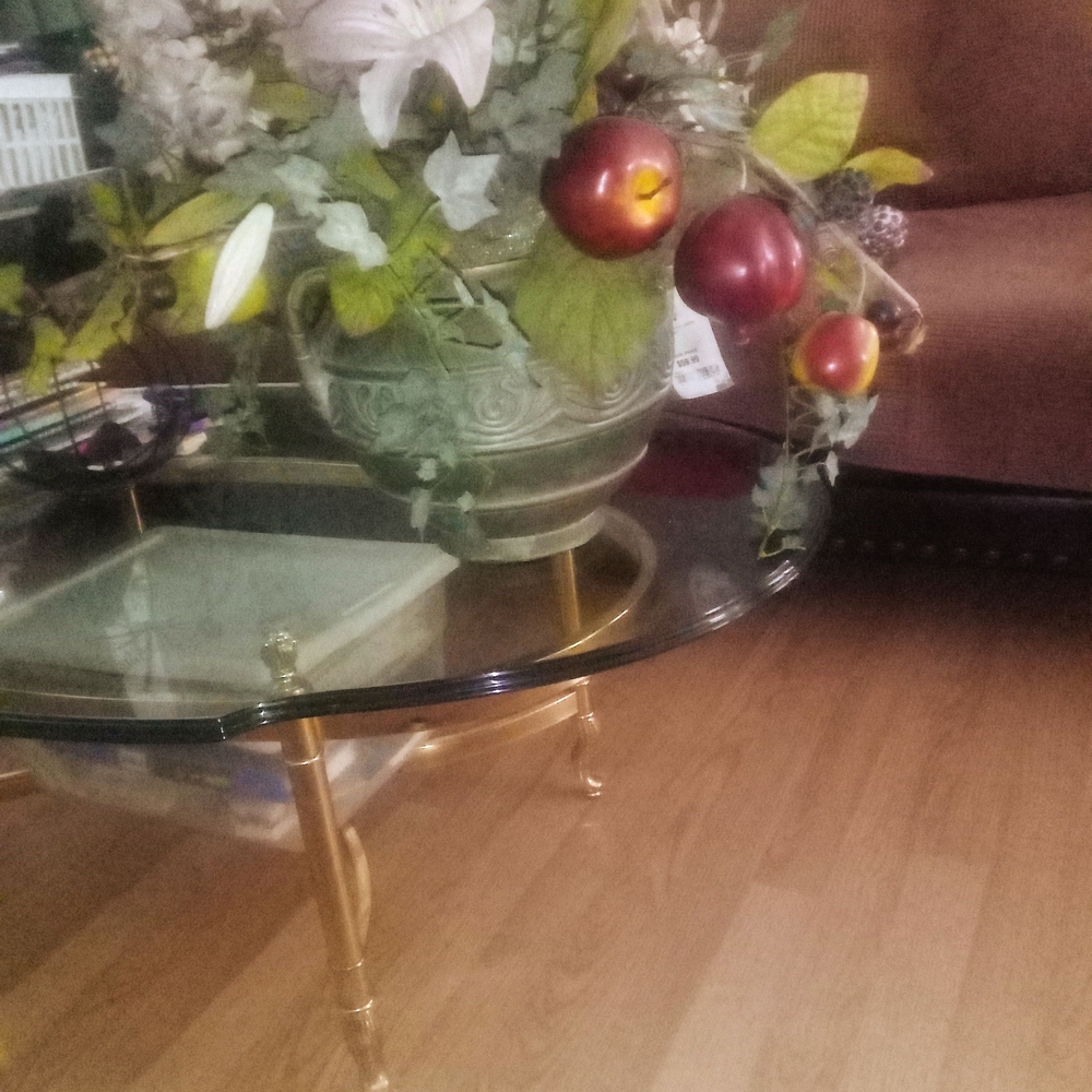 Chic Green Planter with Faux Florals